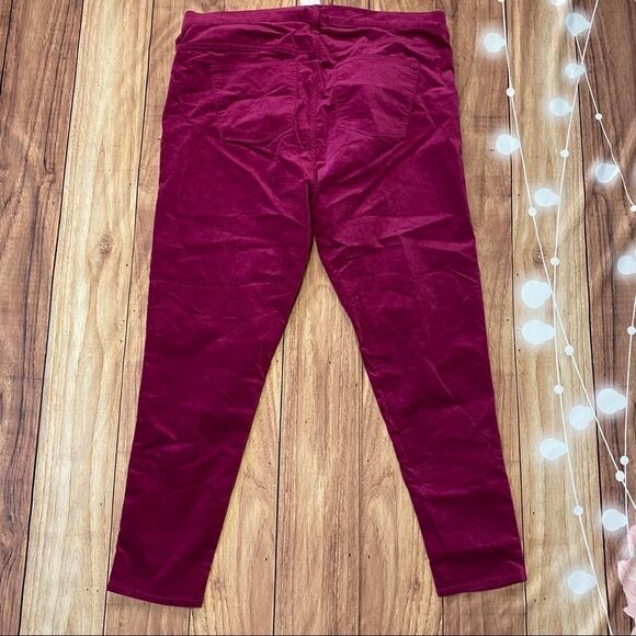J. Crew Mercantile High Rise Skinny Fuchsia Pants - Picture 2 of 7